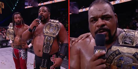 Keith Lee Cuts Impassioned Promo Following Aew Tag Title Win At Fyter Fest
