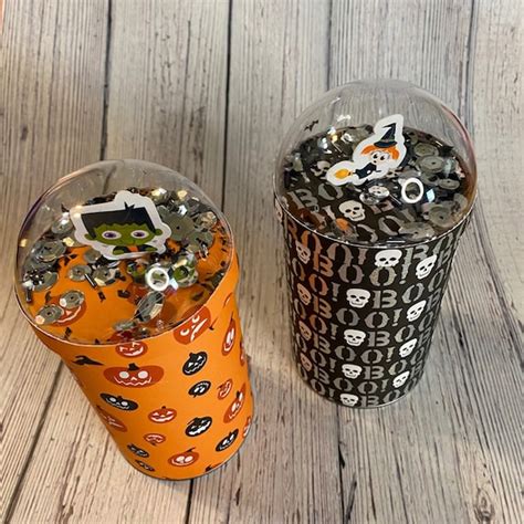 Halloween Decorated Mini Pringles Snack Can Halloween Party Etsy