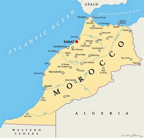Morocco Maps Printable Maps Of Morocco For Download