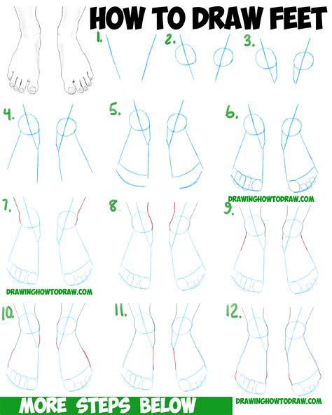 how to draw feet the human foot with easy step by step drawing tutorial for beginners how to