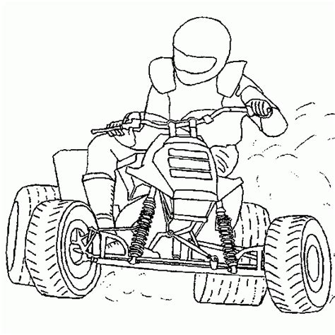 Atv Coloring Pages Coloring Home