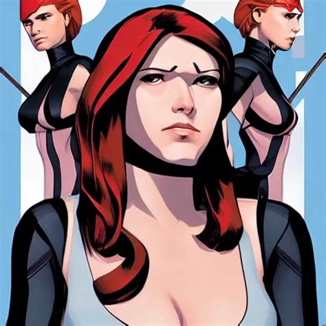 Gallery Artwork By Phil Noto Of A Hot Black Widow Stable Diffusion