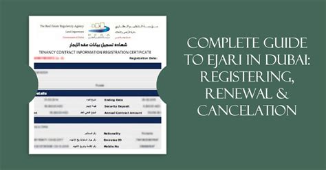Guide To Ejari In Dubai Registering Renewal And Cancelation