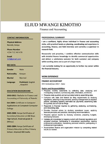 Interesting curriculum vitae samples in kenya in puter technician. How To's Wiki 88: How To Write A Cv In Kenya