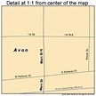 Avon South Dakota Street Map 4602900