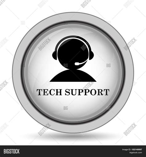 Tech Support Icon Image And Photo Free Trial Bigstock
