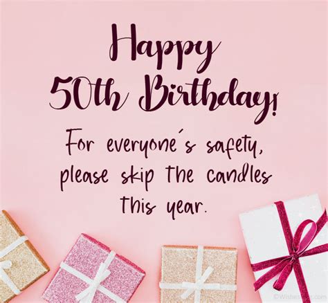 These messages will surely help you make your loved one laugh. Funny 50th Birthday Wishes, Messages and Quotes - WishesMsg