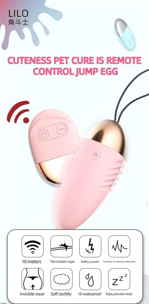 Eggs Bullets 10 Modes Wireless Remote Control Vibrators Jump Egg Female Clitoral Stimulator