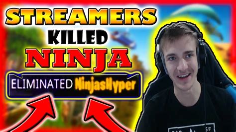 5 Players Who Killed Ninja In Fortnite While Live Streaming On Twitch