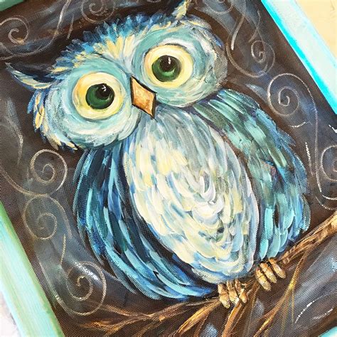 Owl Always Love You Owl Paintingoriginal Hand Painting On Window