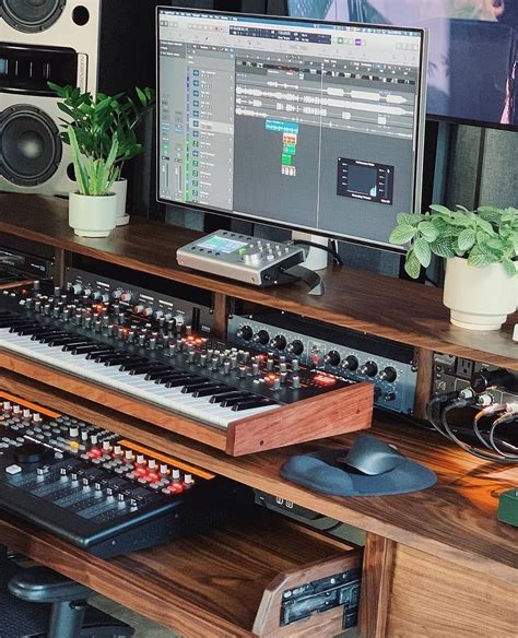 Home Studio Desk Studio Table Audio Studio Music Studio Room Home