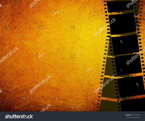 Great Film Strip Textures Backgrounds Space Stock Illustration
