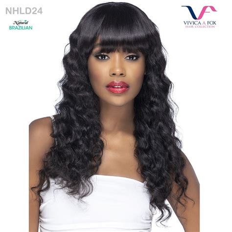 Vivica A Fox 100 Natural Remi Human Hair Pure Comfort Cap Wig Nhld24
