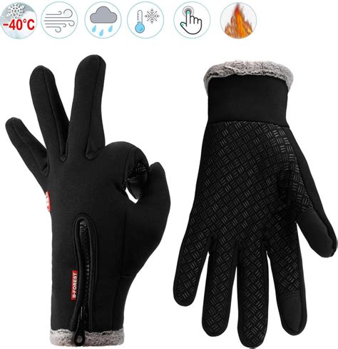winddicht and rutschfest winterhandschuhe bis zu 40℃ damen handschuhe touchscreen warm