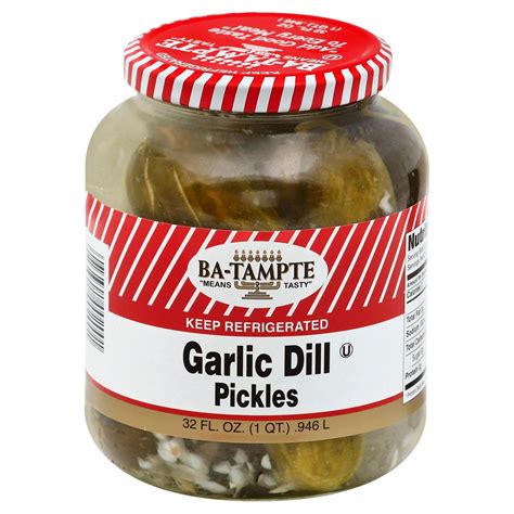 Ba Tampte Kosher Garlic Dill Pickles Shop Vegetables At H E B