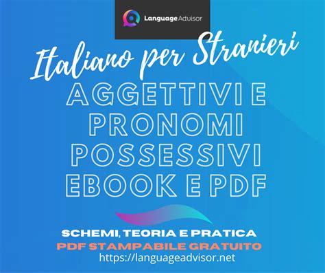 Italian As A Second Language Aggettivi E Pronomi Possessivi Artofit