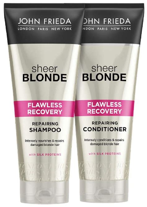 John Frieda Sheer Blonde Flawless Recovery Deep Conditioner Treatment For Dry And Damaged Blonde