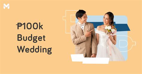₱100k Wedding Budget In The Philippines Intimate Wedding Tips