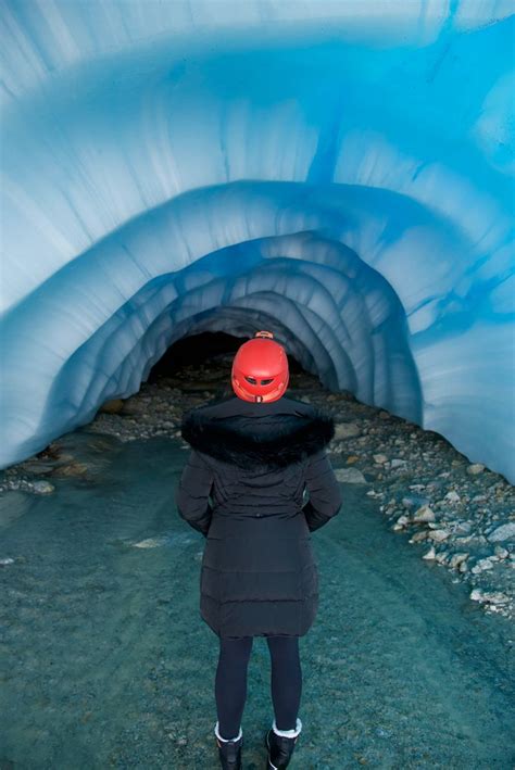 Heli Ice Cave Exploring With Compass Heli Tours Go Live Explore Ice