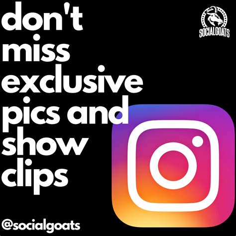 Make Sure You Don T Miss Exclusive Clips And Photos Follow 👉🏽 Socialgoats