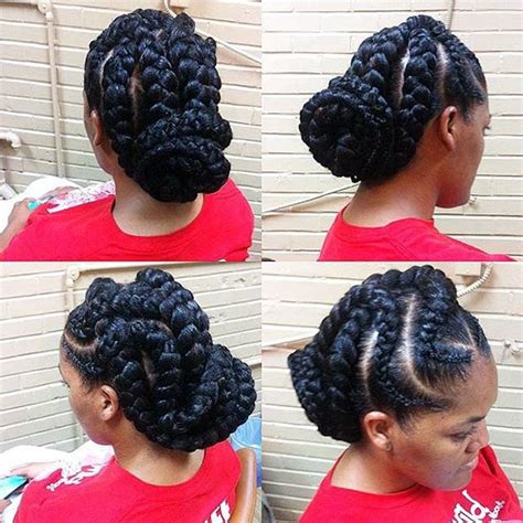 31 Goddess Braids Hairstyles For Black Women Stayglam