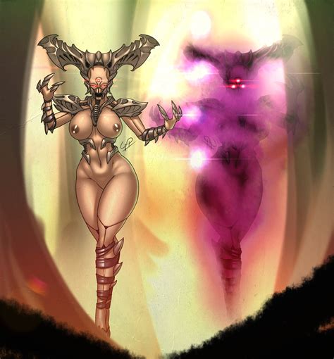 Rule 34 Alien Big Breasts Broodmother Clone Destiny Game Female