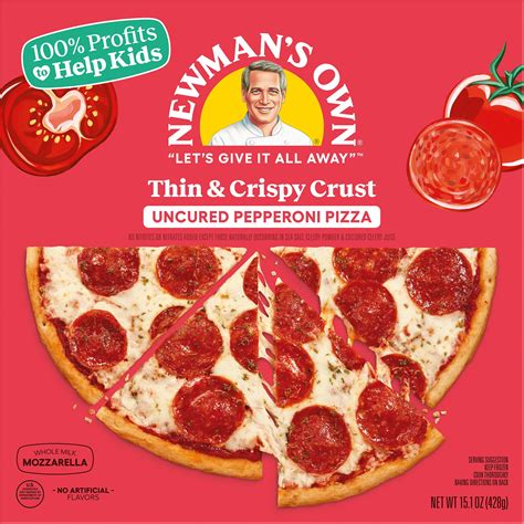 Newmans Own Thin Crust Pepperoni Frozen Pizza 151oz