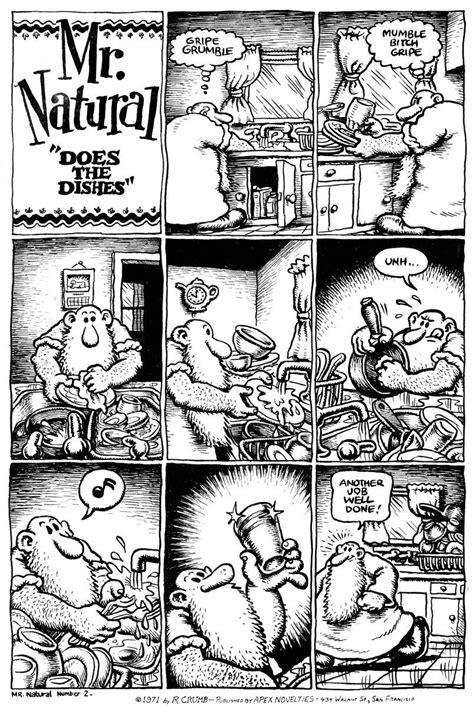 Images And More Images — Mr Natural Does The Dishes Robert Crumb Bd