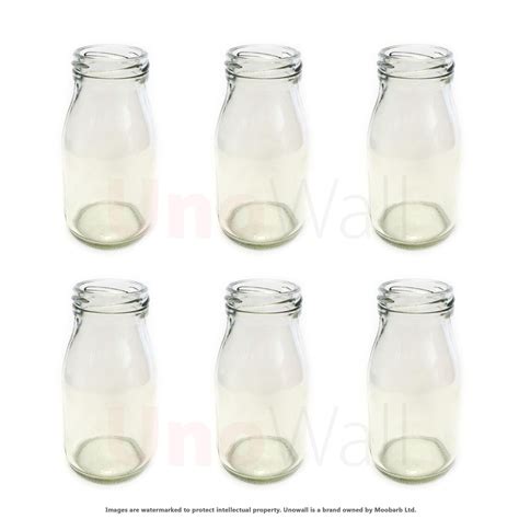 Unowall Glass Mini Milk Bottles No Lids Mini Milk Bottles Kitchen