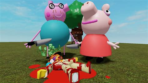 Roblox SURVIVE THE PEPPA THE PIG AND DADDY PIG With PghLFilms YouTube