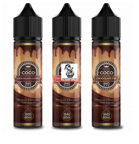 Vape Coco Premium Chocolate Vape Liquid 60ml Price In Dubai Vape Dragon