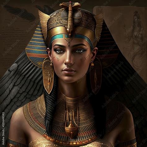 Ancient Egyptian Goddess Of Fertility And Motherhood Maat Fantasy