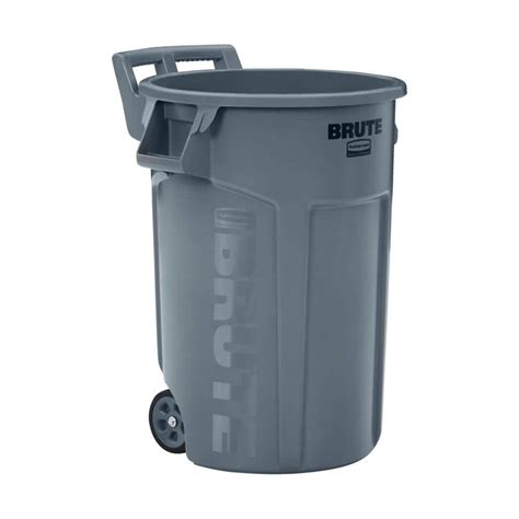 Rubbermaid Commercial Products Brute 44 Gal Grey Round Vented Wheeled