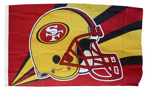 Buy San Francisco 49ers 3 X 5 Nfl Polyester Flag Flagline