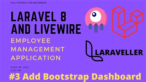 Laravel Livewire Tutorial Employees Management Project Add Bootstrap Admin Dashboard