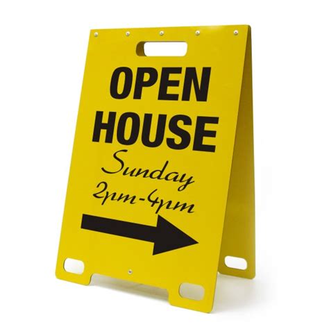 Open House Portable A Frame Sign Bc Site Service