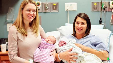 Twin Sisters Celebrate One Year After A Mother And Her Surrogate Gave Birth