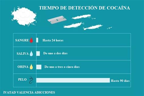 ¿cuánto tiempo tarda en eliminarse la cocaína valencia adicciones