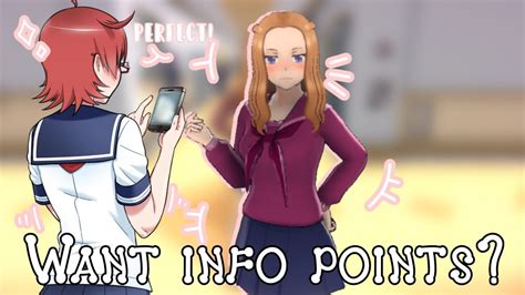 How To Get Info Points All Bugs Yandere Simulator Youtube