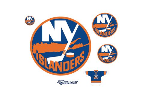 New york islanders logo image: New York Islanders Logo Wall Decal | Shop Fathead® for New York Islanders Decor