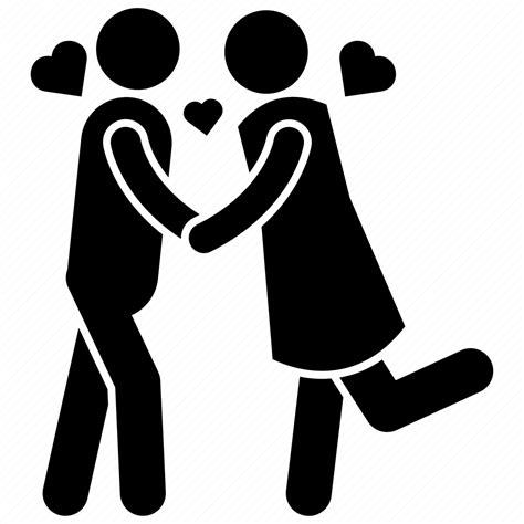 Dating Embracing Kissing Relationship Romantic Icon Download On Iconfinder