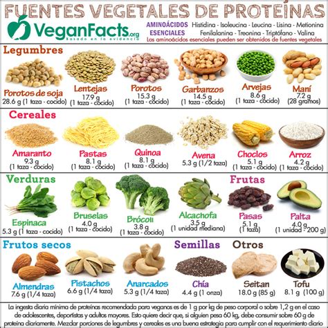 Fuentes De Proteínas Vegetales En La Dieta Vegana Y Vegetariana