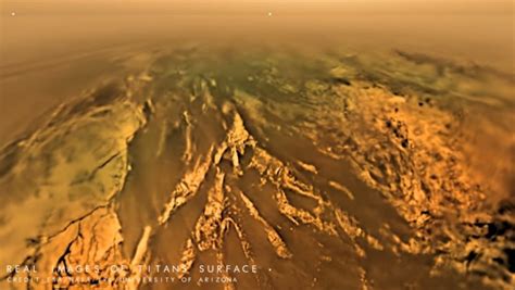 How Does The Surface Of Moon Titan Looks Like Space Exploration