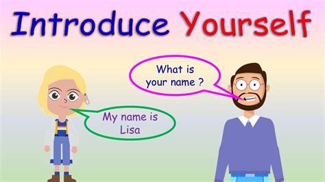 Introduce Yourself In English Self Introduction For Kids Yourself