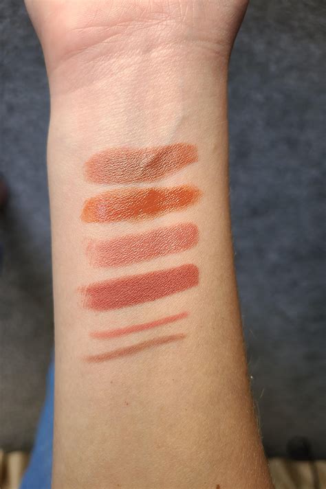 Some Charlotte Tilbury Lipstick And Lip Liner Swatches On Light Skin