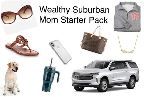 Wealthy Suburban Mom Starter Pack R Starterpacks Starter Packs