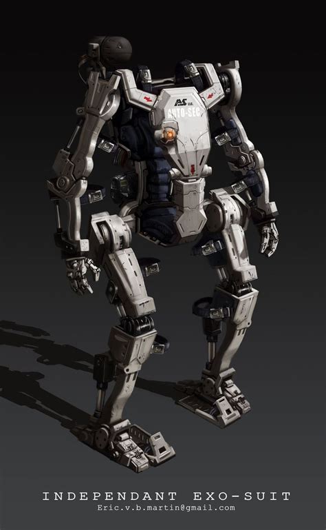 Exo Suit Robot Eric Martin Armor Concept Robot Design Cool Robots