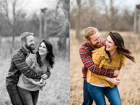 Playful Engagement Session With The Sweetest Couple Hugging From