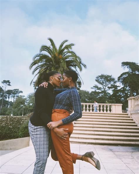 femmes love 💋 on instagram “👑😍😍😍😍😍” cute lesbian couples lesbian love black couples cute