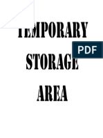 The office ____ is a temporary storage area. Scheduled Waste Labelling Sticker